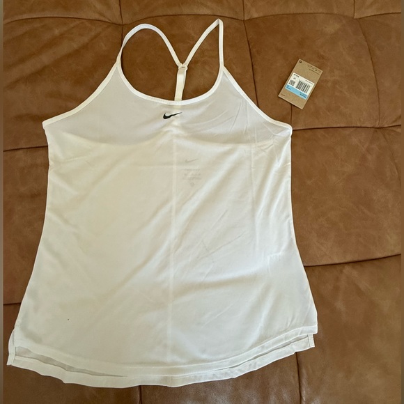 Nike Women's White Tank Top - Picture 1 of 4